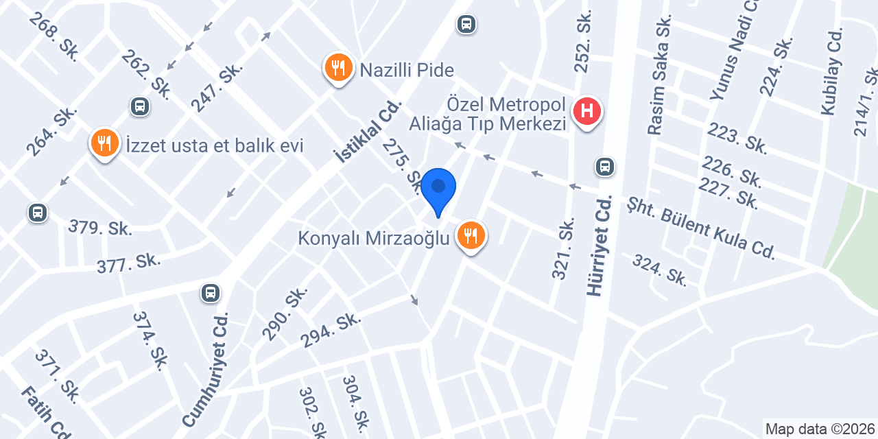 Aliağa Tandır Fırını konumu