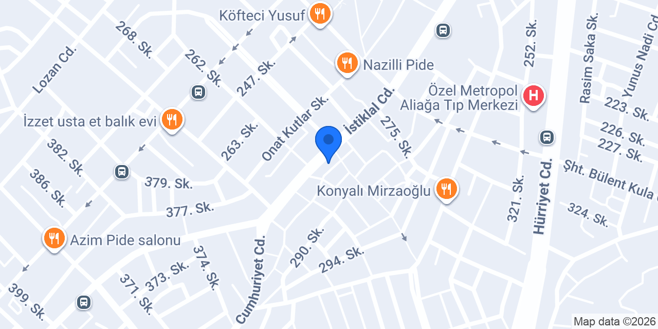 Diş Hekimi Ercüment Vanioğlu konumu