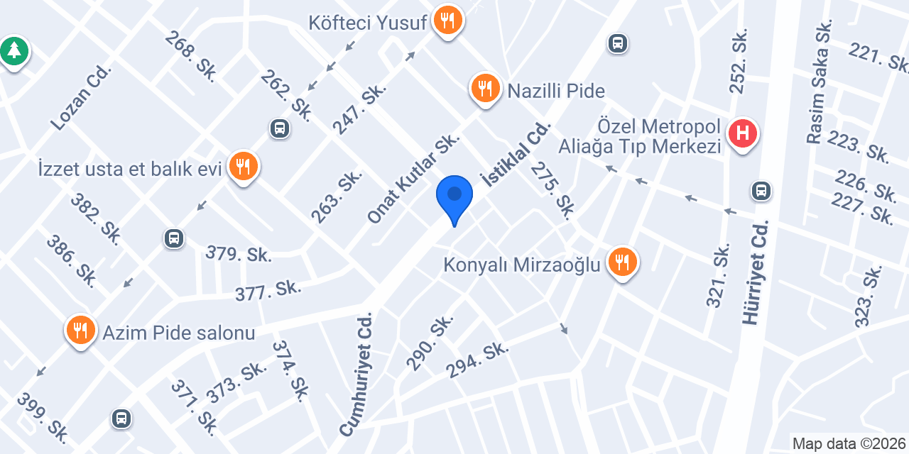 Akbank Aliağa/İzmir Şubesi konumu