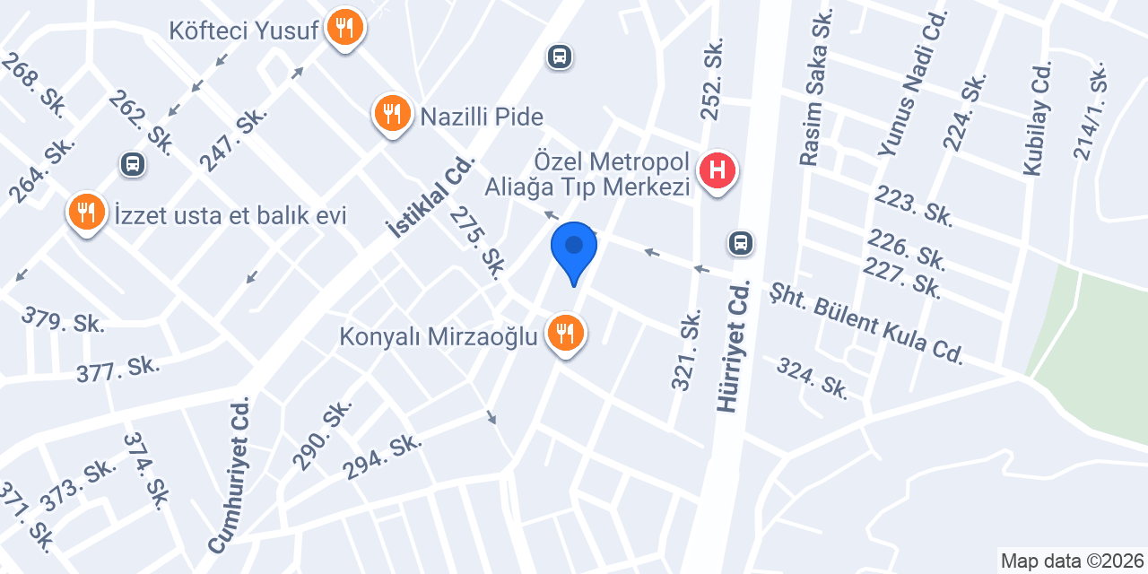 Elif Terzi & Dikim Evi konumu