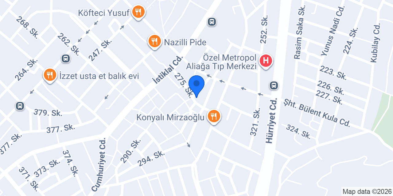 Fabetti Oto Kiralama konumu