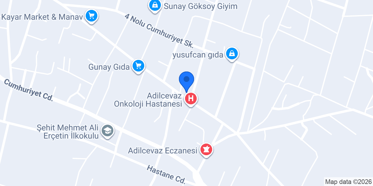 Mavi Eczane konumu
