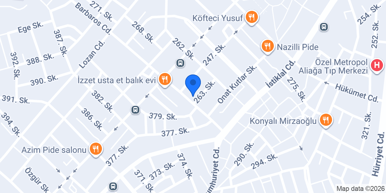 Aliağa CA Diş Polikliniği konumu