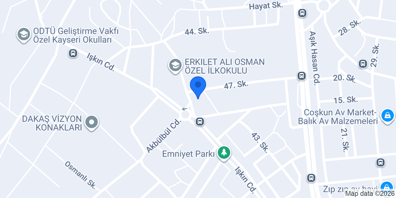 Erol sıhhi tesisat konumu