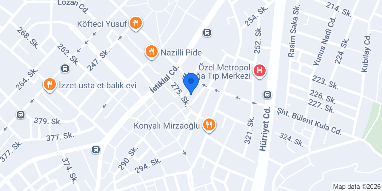 Diş Hekimi Levent GÖNÜL konumu