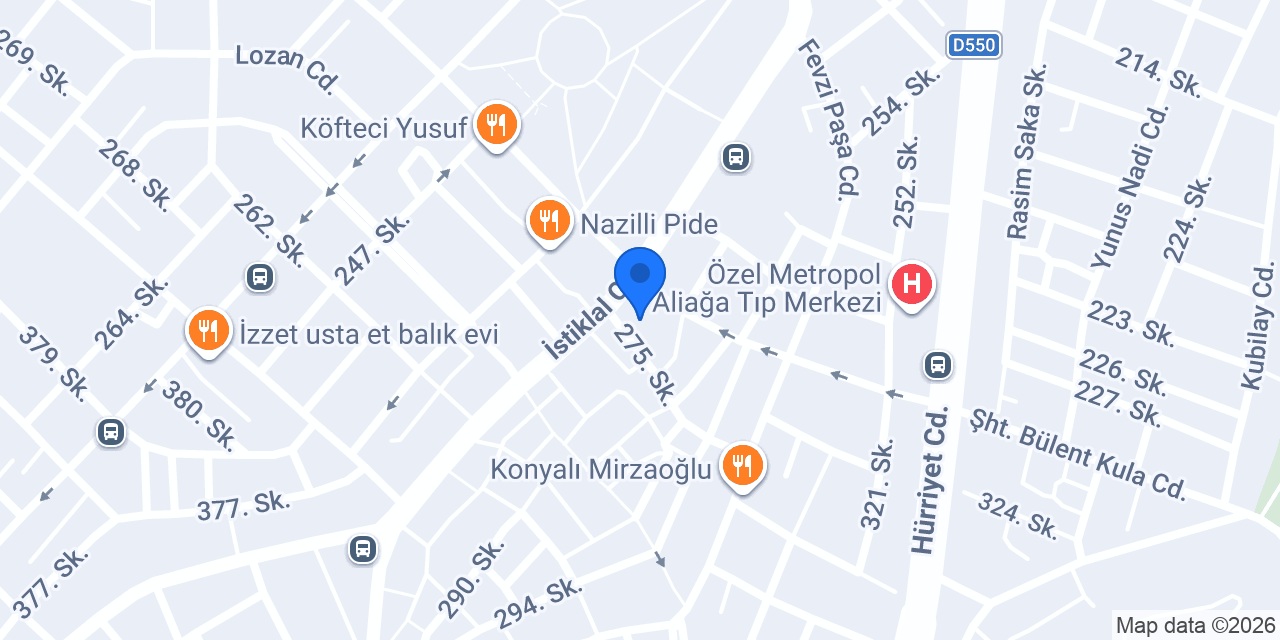 Aliağa Jet Nakliye konumu