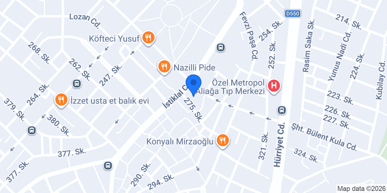 QNB Aliağa Şubesi konumu