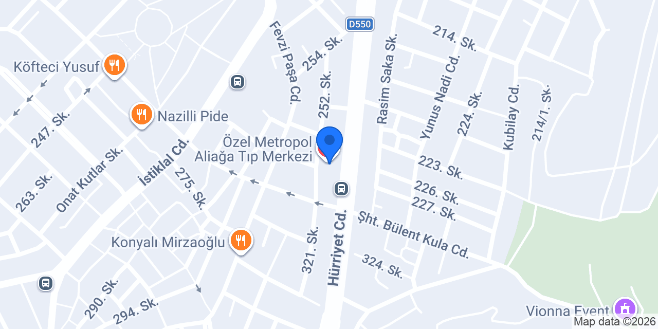 Derin Optik konumu