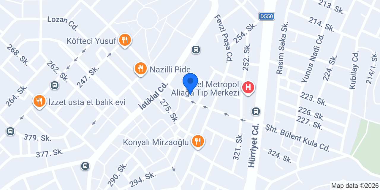 Aliağa Genç Sürücü Kursu konumu
