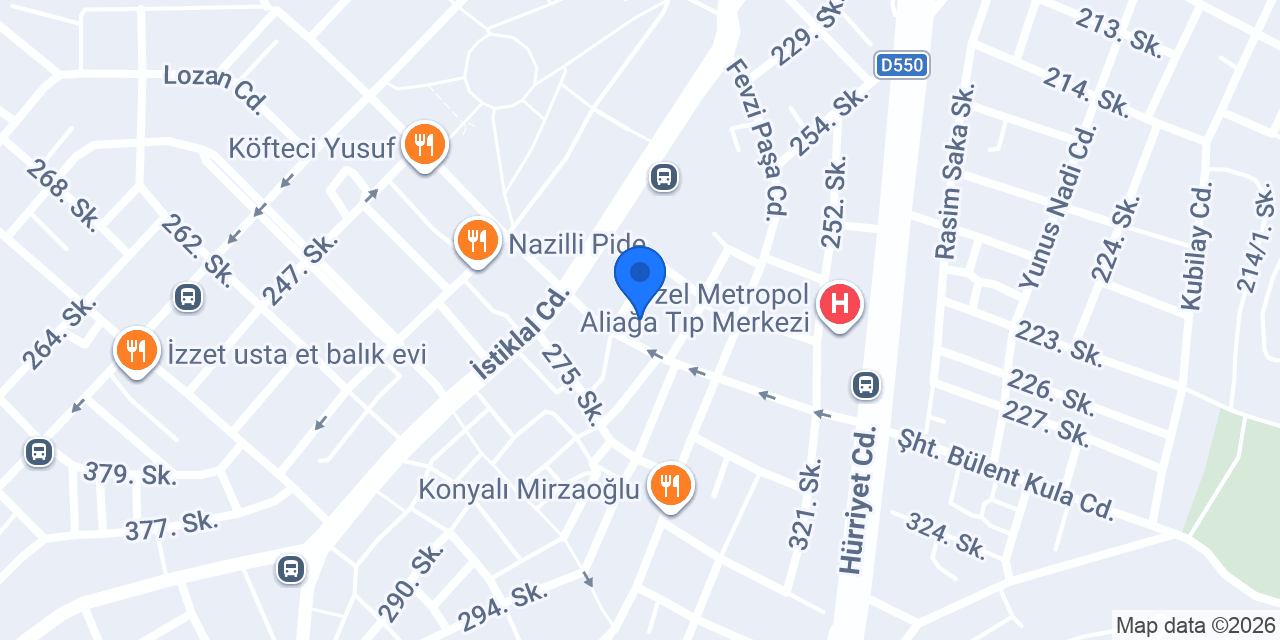 Güngör Mobilya konumu