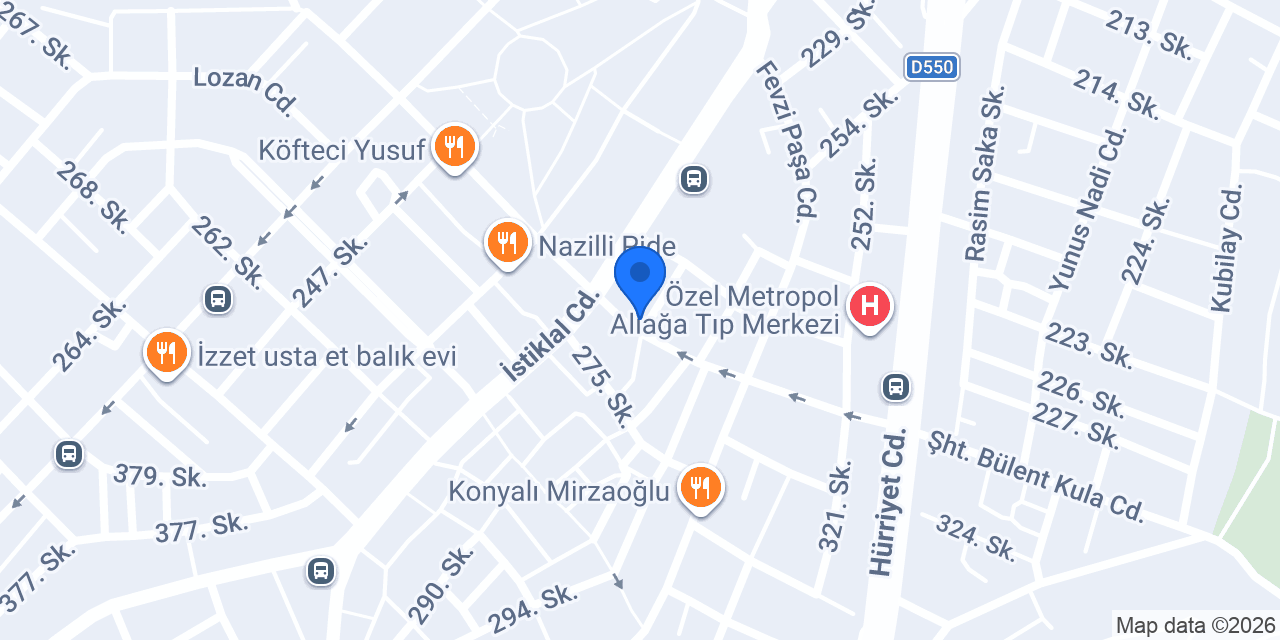 Öz Akın Yapı İnşaat konumu