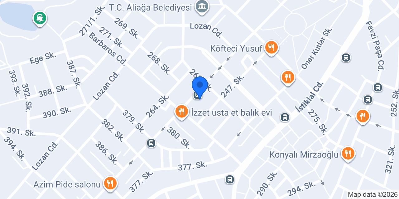 Ohannes Burger Aliağa konumu