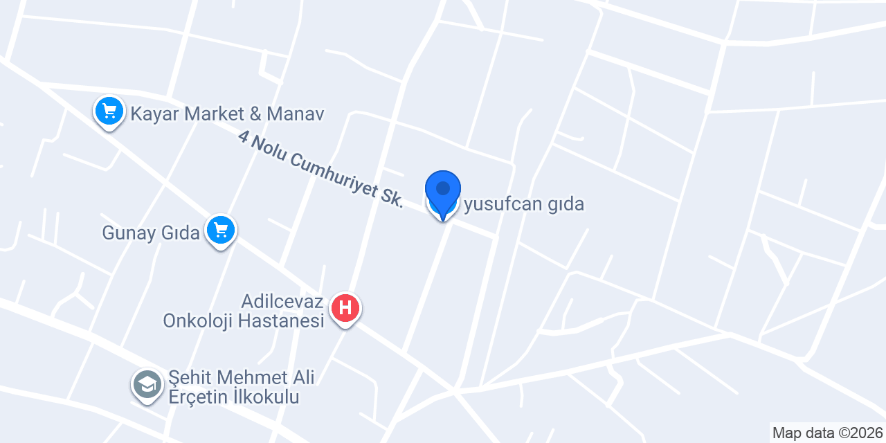 yusufcan gıda konumu