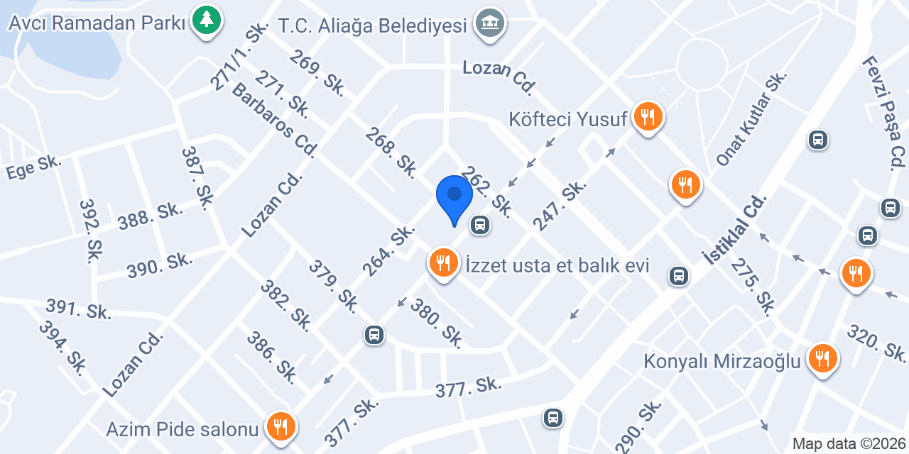 Aliağa Tercüme konumu