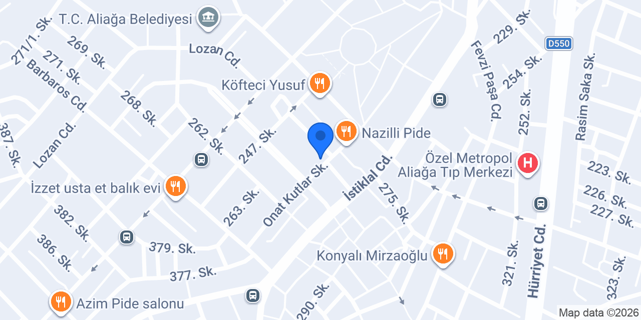 Çiçek Taksi konumu