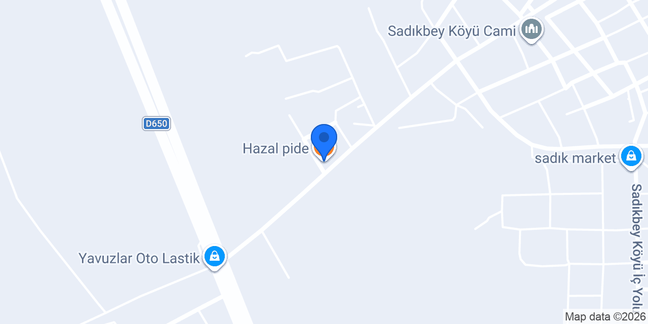 Hazal pide konumu