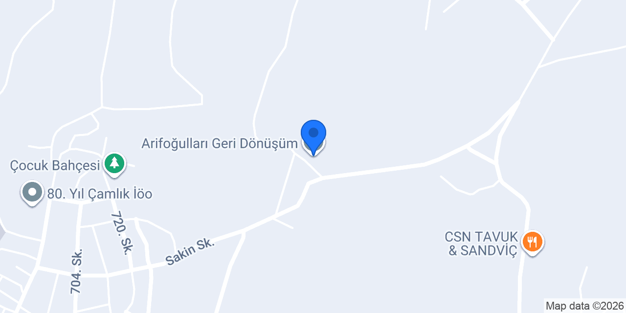 Arifoğulları Geri Dönüşüm konumu