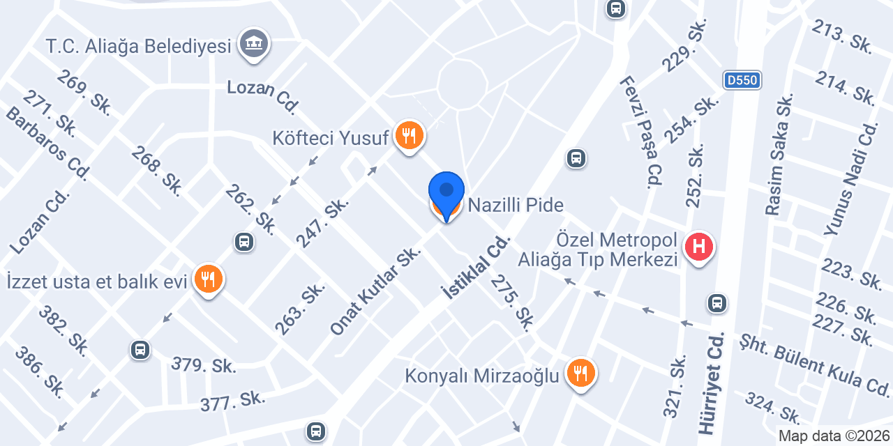 Nazilli Pide konumu