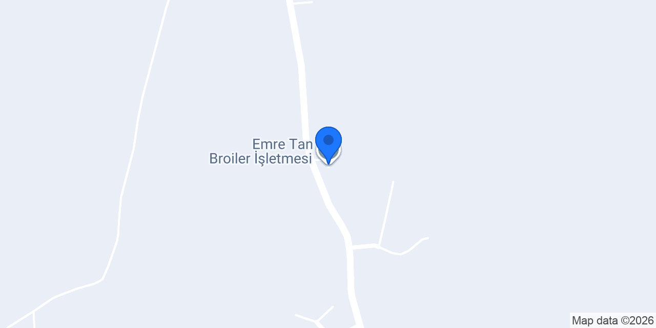 Emre Tan Broiler İşletmesi konumu