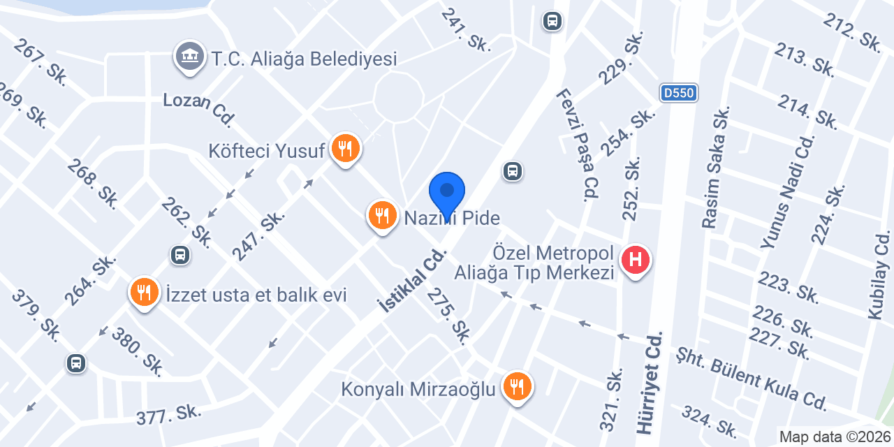Şekerbank Aliağa Şubesi konumu