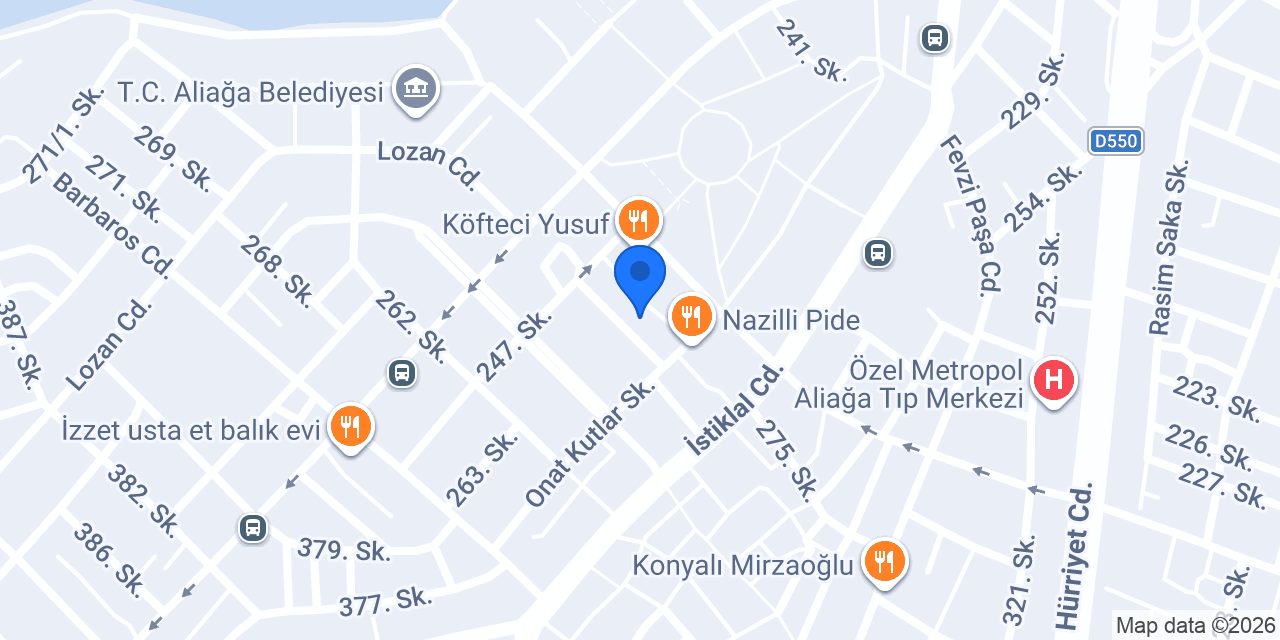 İNCİ SİGORTA ACENTELİĞİ LTD ŞTİ ALİAĞA ŞB konumu