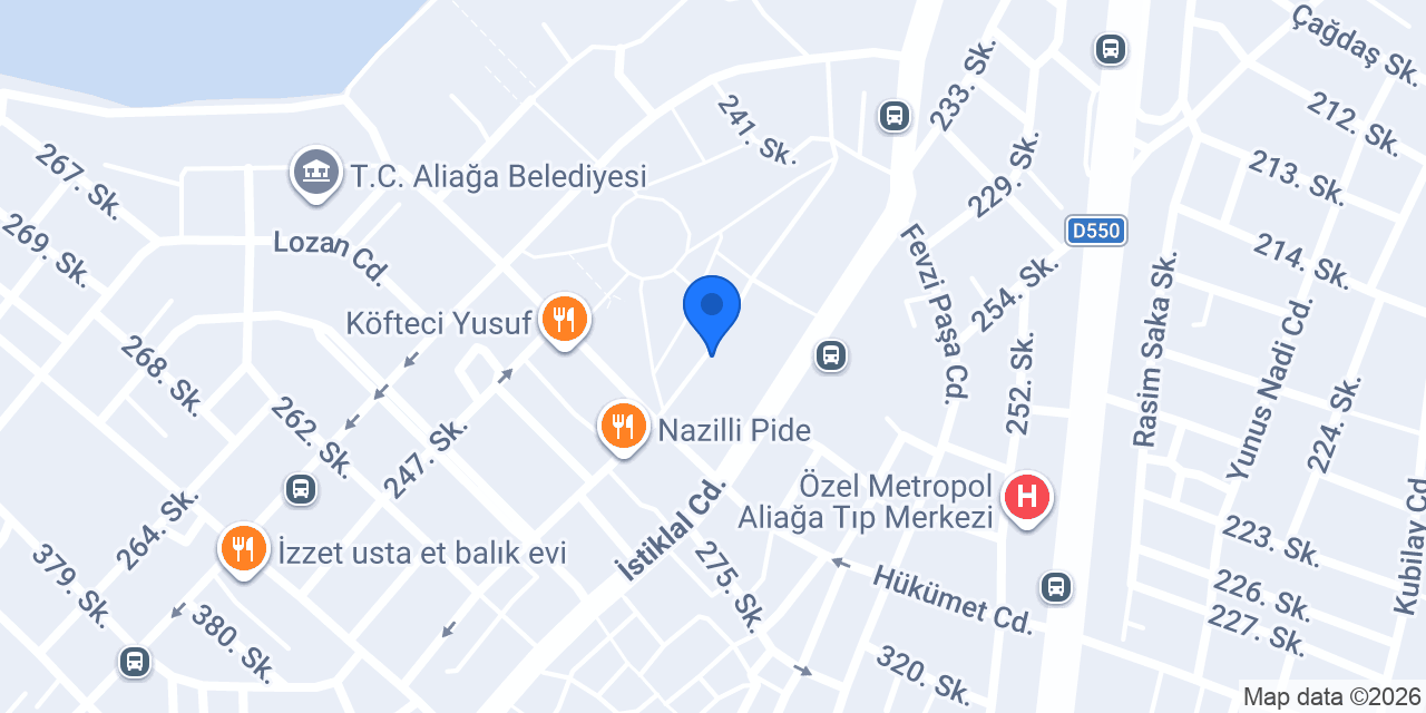 Coffy İzmir Aliağa konumu