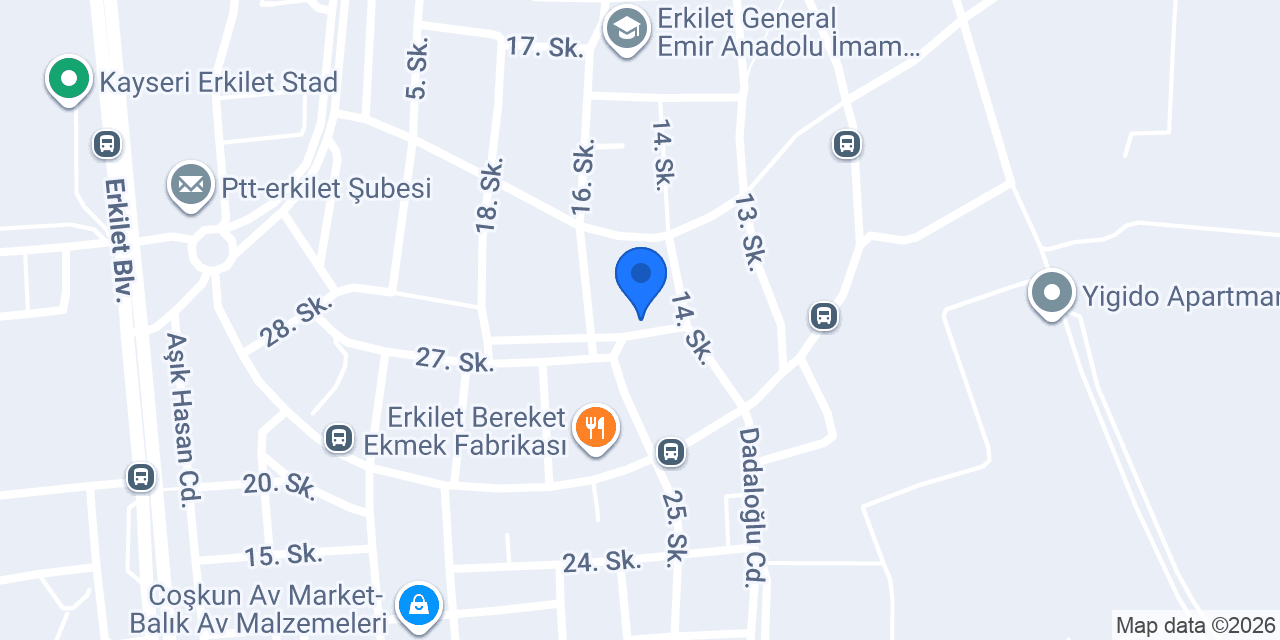 Baha İnşaat konumu