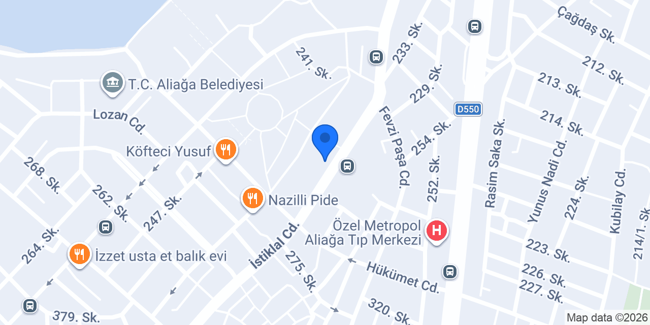 Alfemo Aliağa konumu