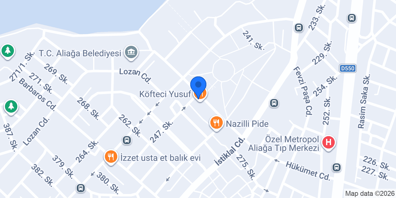 İnci Meze Evi konumu