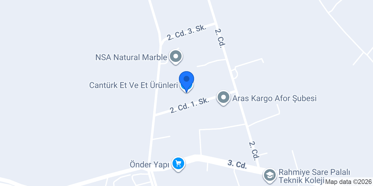 Cantürk Et Ve Et Ürünleri konumu