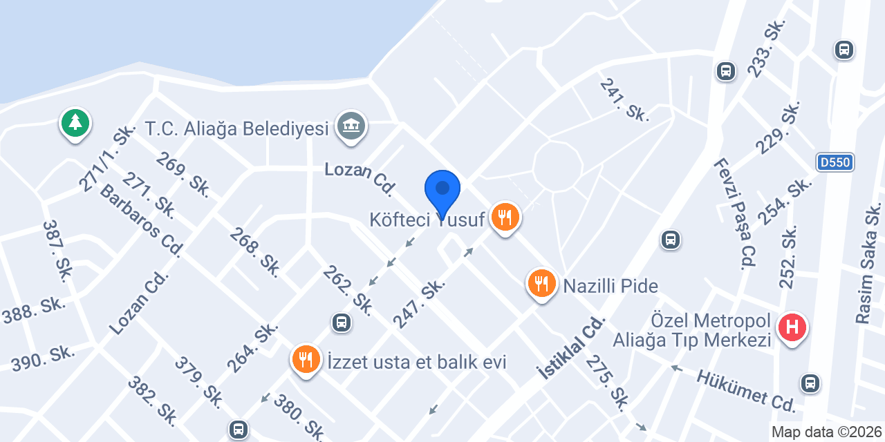 Halkbank Aliağa Şubesi konumu