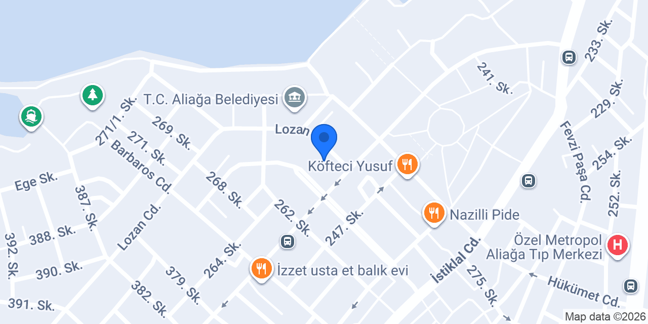 Ottoman Nargile Atölyesi Aliağa konumu