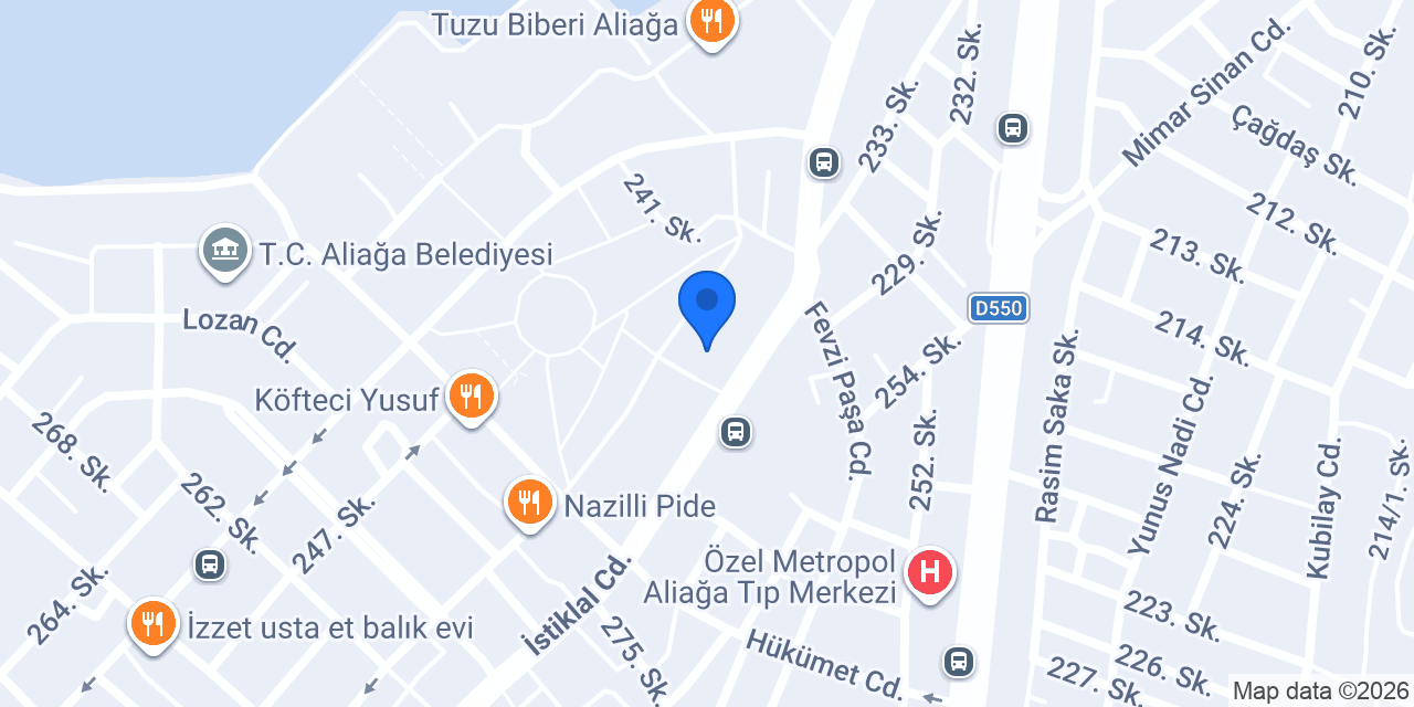 Engin Otoyol Yardım konumu