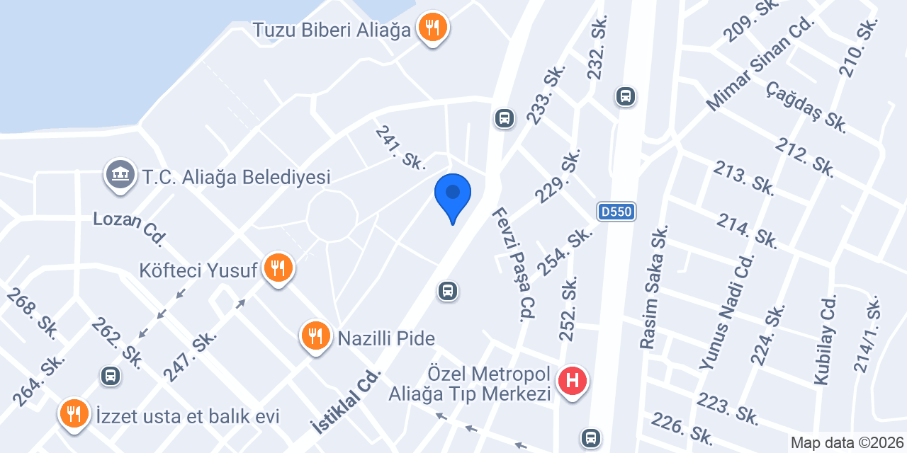 Weltew Home Aliağa konumu
