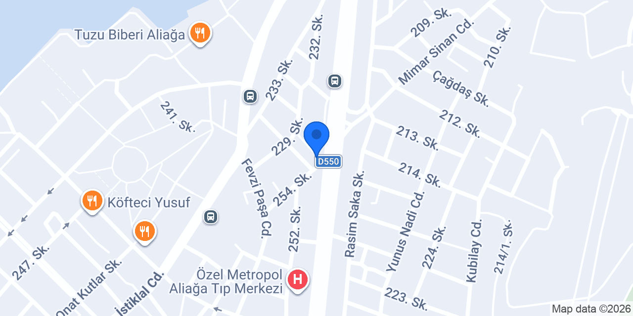 Turyap Aliağa konumu