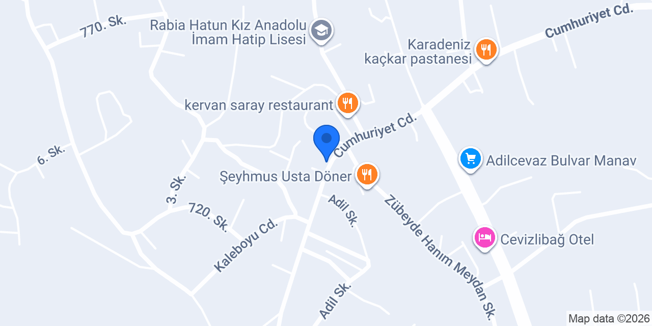ADİLCEVAZ TELEKOM İLT. HİZ. konumu