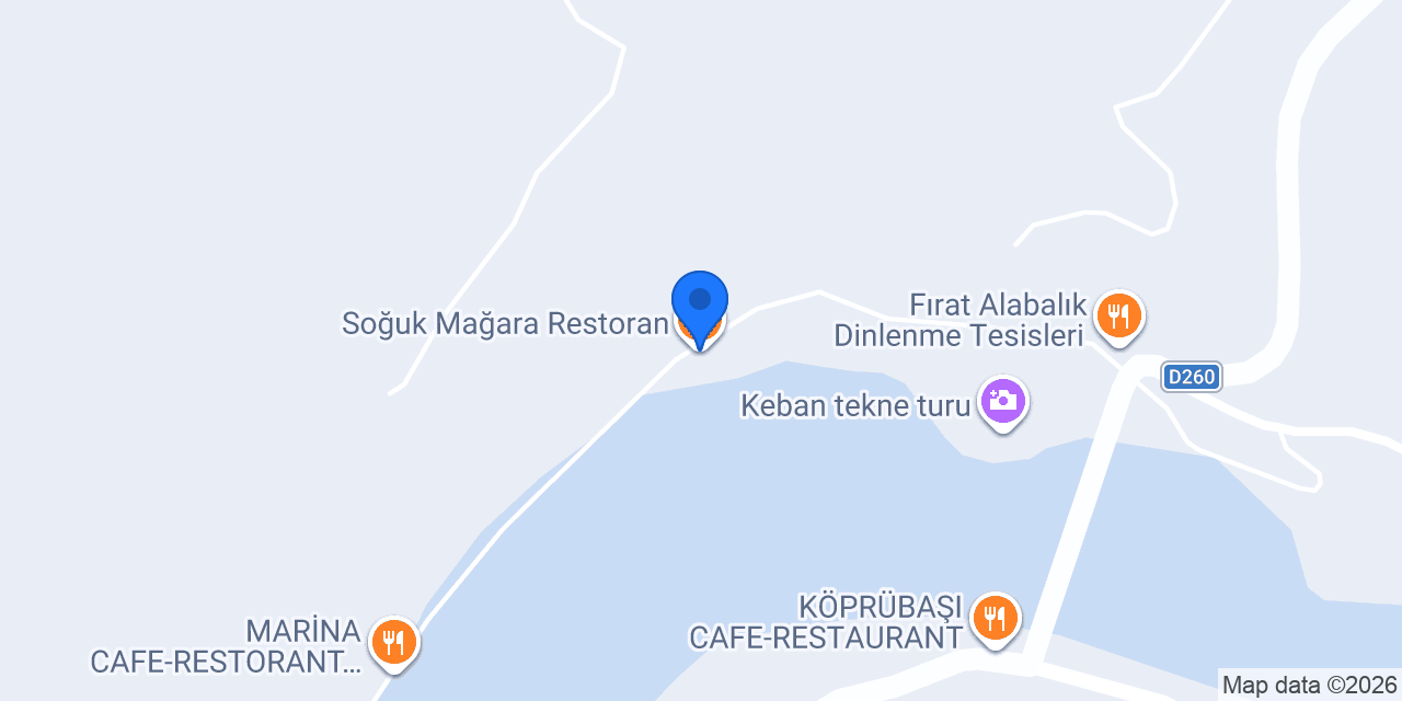 Soğuk Mağara Restoran konumu