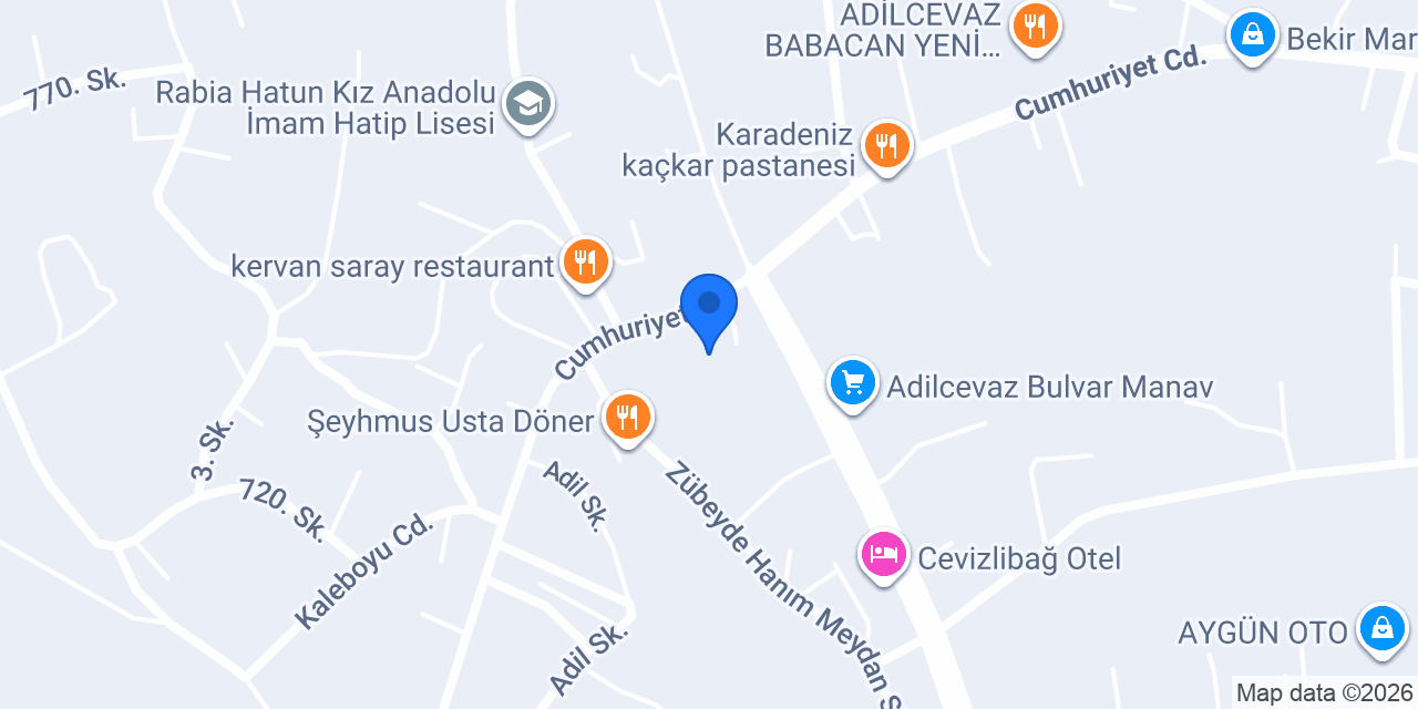 Battalbey çigköfte konumu