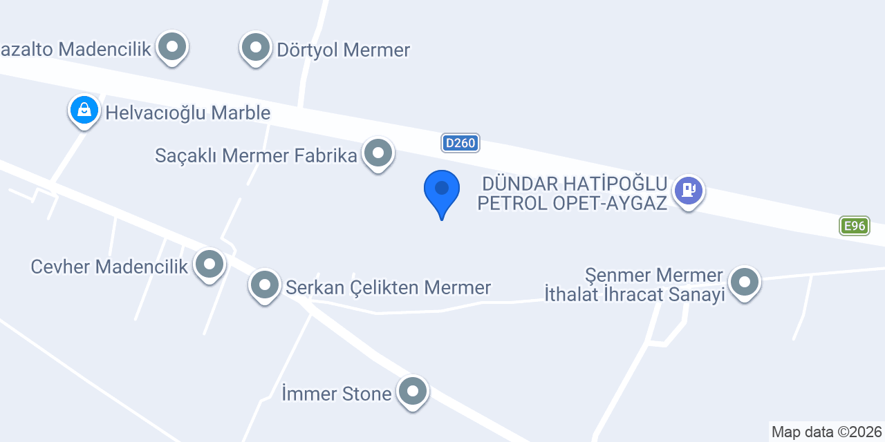 MYM Doğaltaş Fabrika konumu