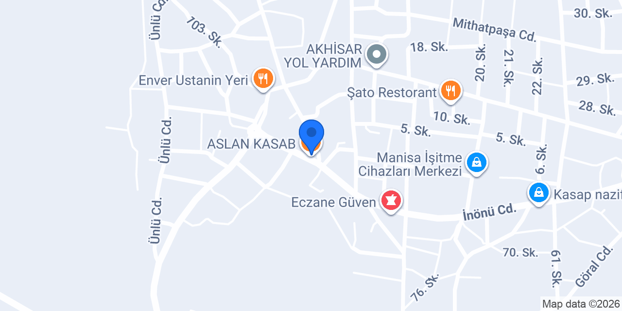 ASLAN KASAB konumu