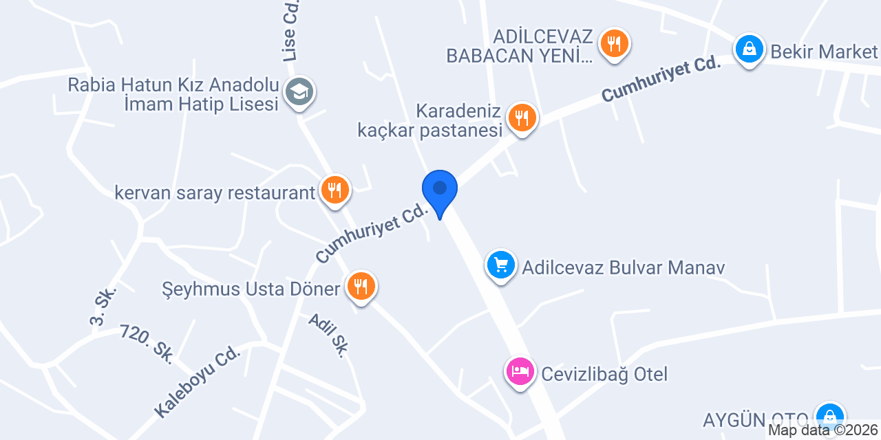 Keser Tavukçuluk konumu