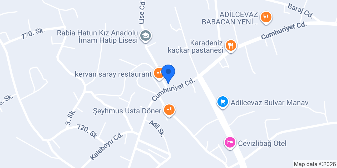 Aygaz Tüp Bayisi konumu