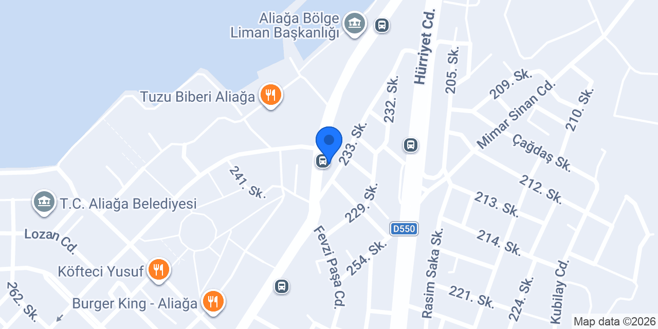 Del Puerto Hotel Aliağa konumu