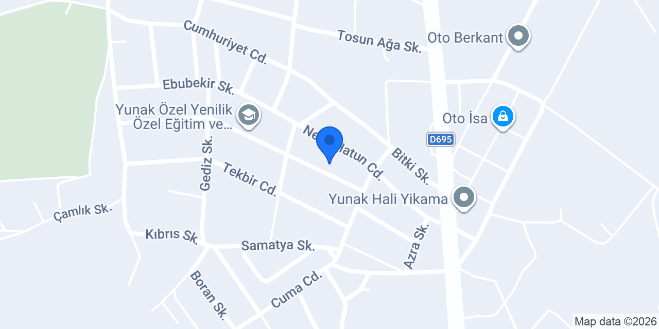 Hilal Kız Öğrenci Yurdu konumu