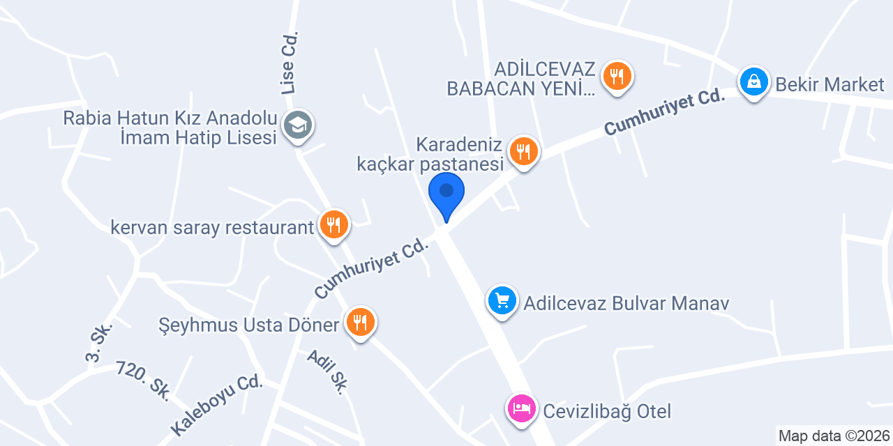 Bitlis Adilcevaz Göl Aile Sağlığı Merkezi konumu