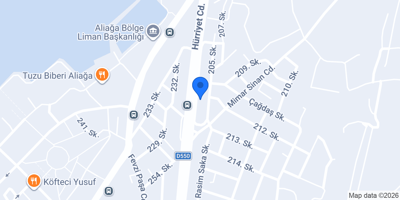 Vetcur Aliağa veteriner kliniği konumu