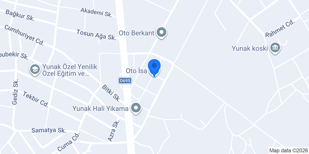 Oto İsa konumu