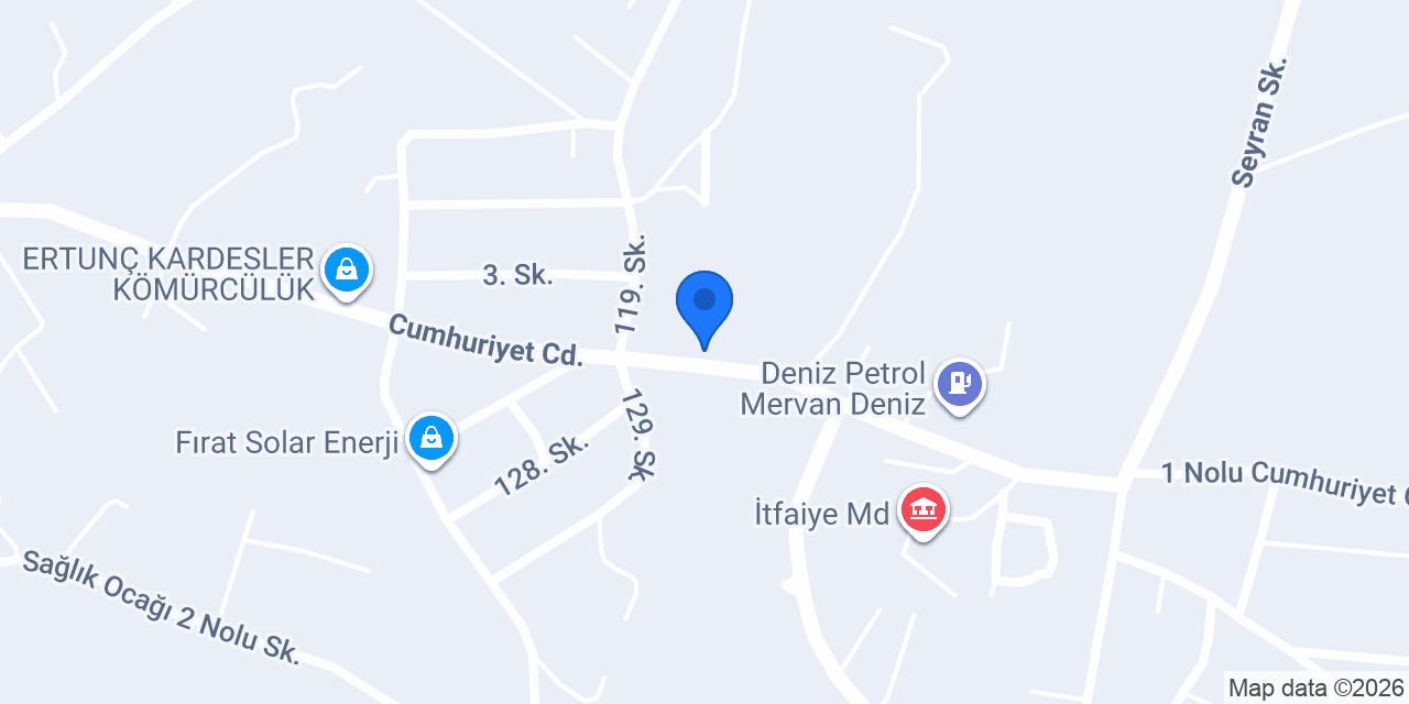 Dursun hafriyat kiralık iş makinası konumu