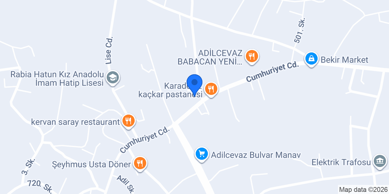 Yıldız dürüm Adilcevaz konumu