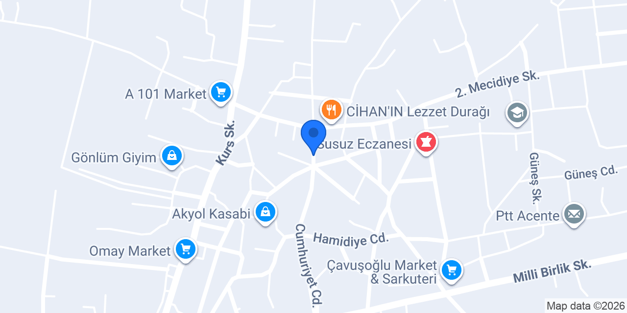 Aşkın Et ve Et Ürünleri konumu